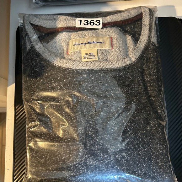 Tommy Bahama Lounge Sweatshirt Mens XL Gray Long Sleeve Crewneck Comofrt Core - Picture 10 of 10